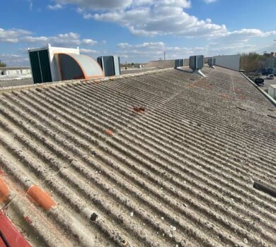 Proceso retirada de amianto